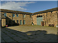 SE2127 : Oakwell Hall: courtyard of the visitor centre by Stephen Craven