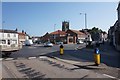 Mini roundabout on Station Road, Pocklington