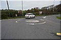 Mini-roundabout B3157