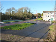 SO9778 : Boleyn Road joins New Inns Lane at Gannow Green by Richard Law