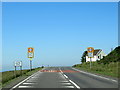 A4117 at Clee Hill Village sign