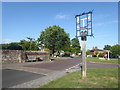 The village sign at Offham