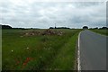 Road leading to the A166