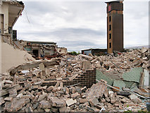 SD8011 : Demolition of Bury Fire Station June 2020 by David Dixon