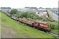 Billet train in Cardiff docks