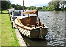 TG2906 : 1467Y/Spirit of Bel moored at Bramerton Common by Evelyn Simak