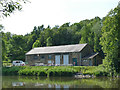 Ball Grove Park: view across the lake