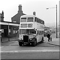 Wallasey Corporation bus 74 at Birkenhead Central Station ? 1965