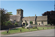 SP3007 : Church and Memorial, Brize Norton by Des Blenkinsopp