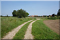 Track leading to Gale Carr Lane