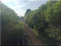 SP3065 : Railway through Myton, Warwick by Robin Stott