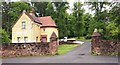 Lodgehouse and  entrance to Templetonburn