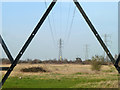 Power lines towards Littlebrook