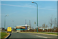 Bus stop where dedicated busway crosses Marsh Street North