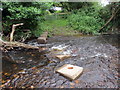 Cerrig camu Afon Lliw / Afon Lliw stepping stones