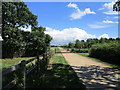 Roadway gate near Denford Ash Farm