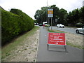 Christchurch, pedestrian notice