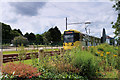 Metrolink Tram on the Trafford Park Extension