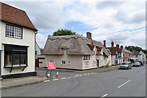 TL6730 : Great Bardfield: historic houses on Brook Street by John Sutton