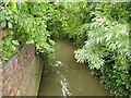 Wortley Beck downstream from Royds Lane bridge