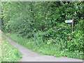 Sign Near Holy Trinity Church, Seghill