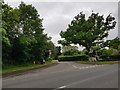 SO8751 : Road junction with War Memorial, Norton by Jeff Gogarty