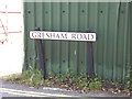 Gresham Road sign