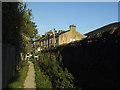 Public footpath alongside Farsley cricket ground