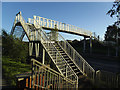 Footbridge over the Leeds ring road near Dawson