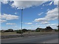 Looking across Sea Road towards a golf course