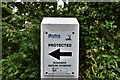TL9356 : Felsham: Informative notice post on Cockfield Road by Michael Garlick