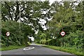 Bradfield St. Clare:  Felsham Road from Bury Road