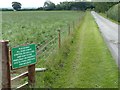 The lane to Thurgarton Quarters