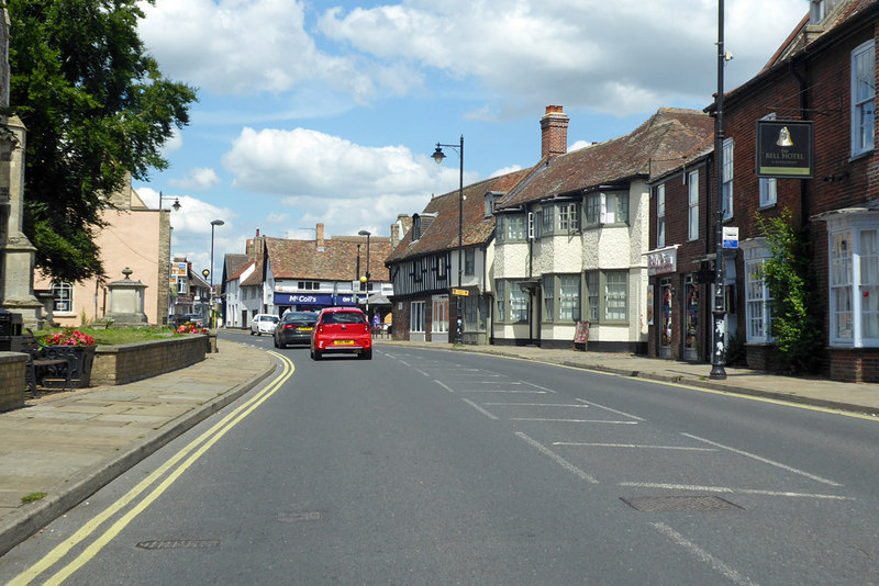 Mildenhall High Street © Robin Webster :: Geograph Britain and Ireland