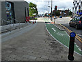 New cycle lane, Regent Street, Leeds