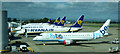 Ryanair aircraft at Manchester Airport