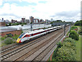 Train from Harrogate passing Armley