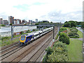 Ilkley train passing Armley