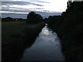 SK5034 : The River Erewash at dusk by David Lally