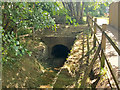 Halfsmock Stream - culvert under Pallingham Drive