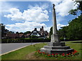 The war memorial at Leigh