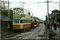 SK3454 : A line up of trams near the depot, Members' Day 1978 by Alan Murray-Rust
