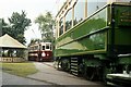 SK3455 : Trams at Wakebridge, 1980 by Alan Murray-Rust