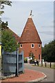 Fake oast kiln at Demelza Hospice