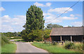 Road past Compton Marsh Farm