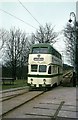 SK3455 : Blackpool 710 at Wakebridge, 1985 by Alan Murray-Rust