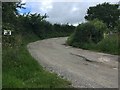 Farm road north of Llanfwrog