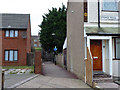 Path up to Greenway from Stokes Road, E6