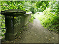 Footbridge over the railway in Morris Wood