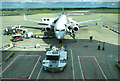 SJ8284 : Ryanair pit-stop at Manchester Airport (photo 5 of 7) by Thomas Nugent